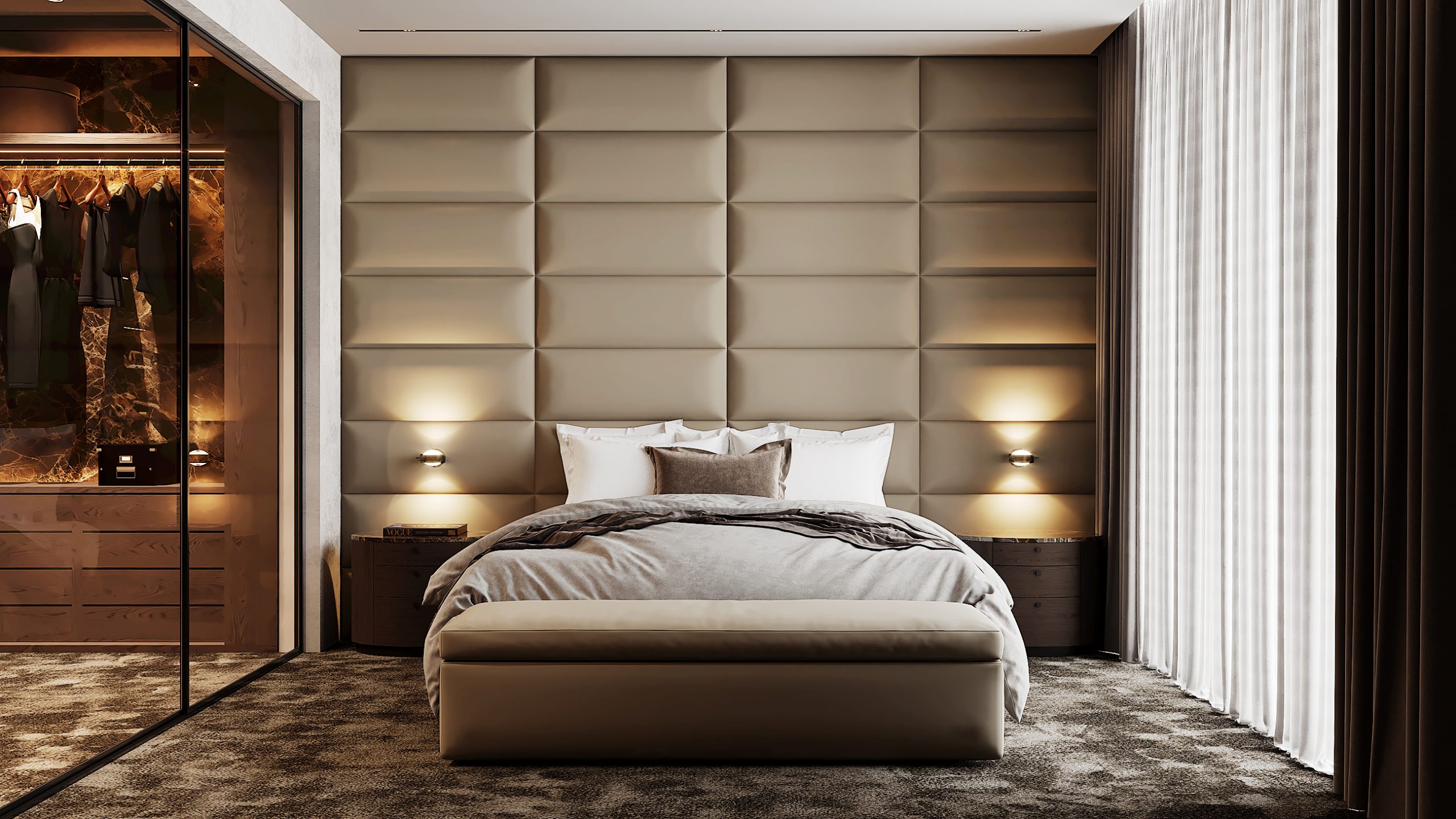 Schlossatelier Boxspringbett BELVEDERE IIII - Massanfertigung